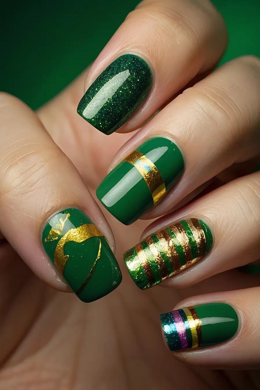 St Patricks Day Nails Design Irish 10
