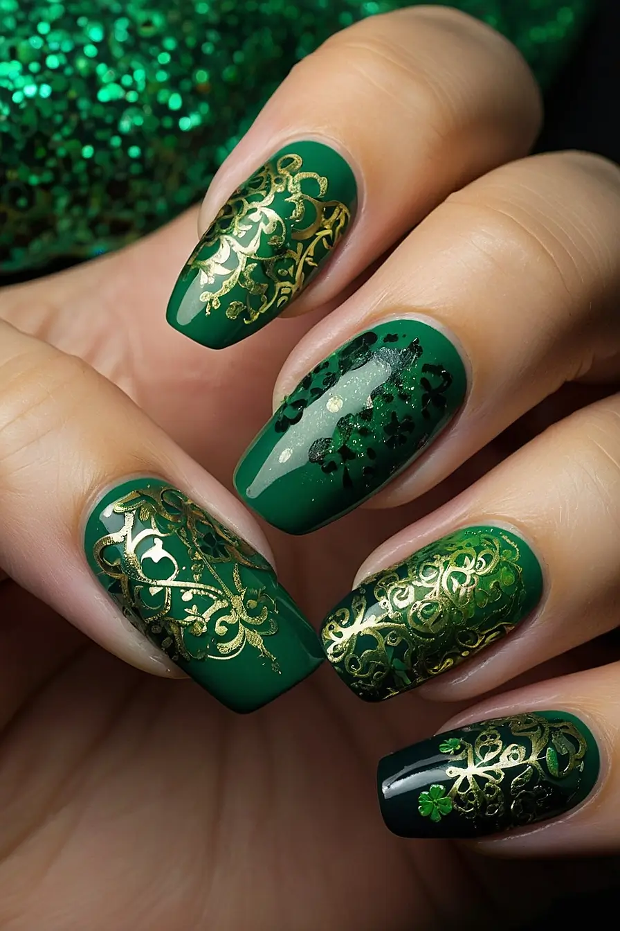 St Patricks Day Nails Design Irish 16
