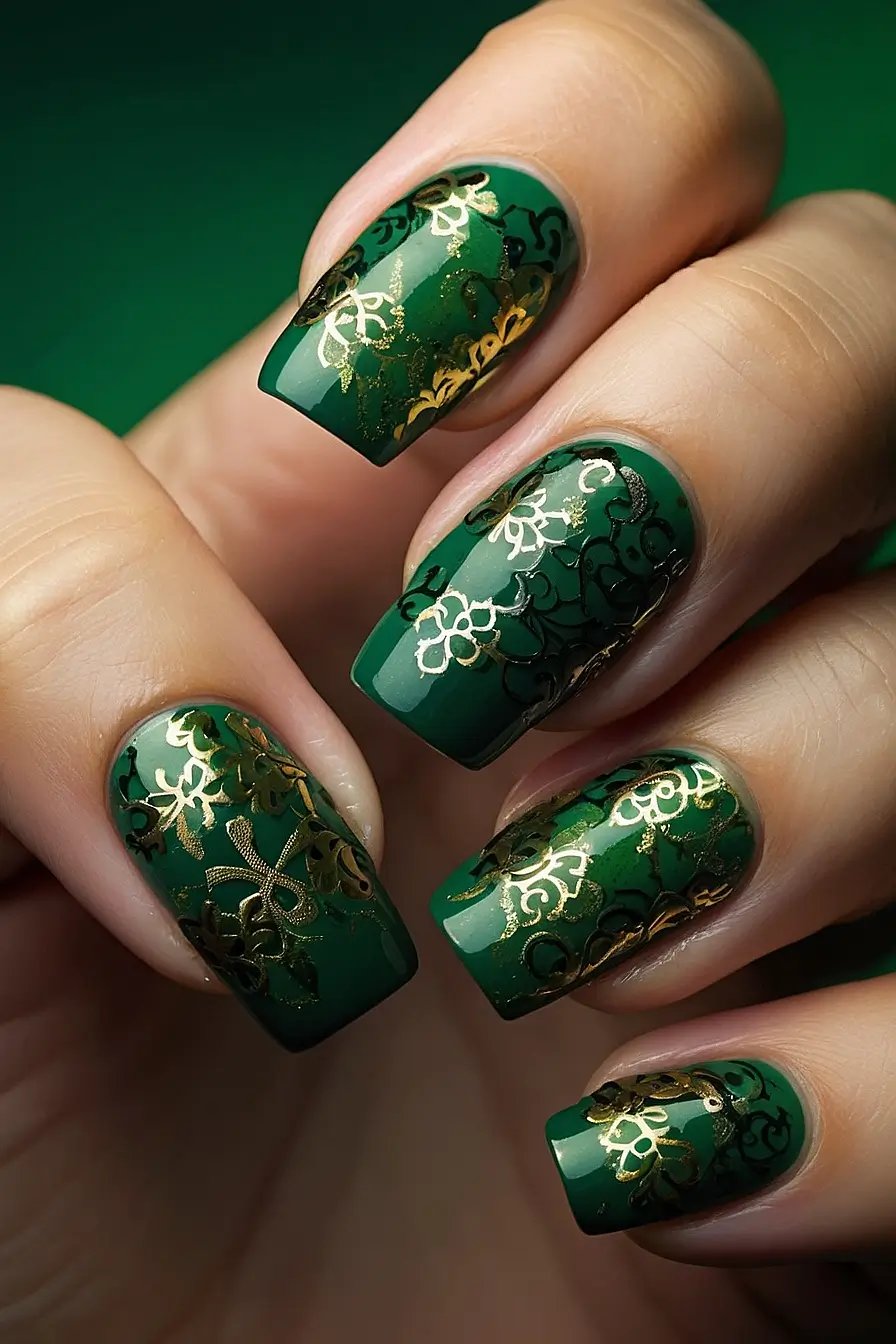 St Patricks Day Nails Design Irish 17