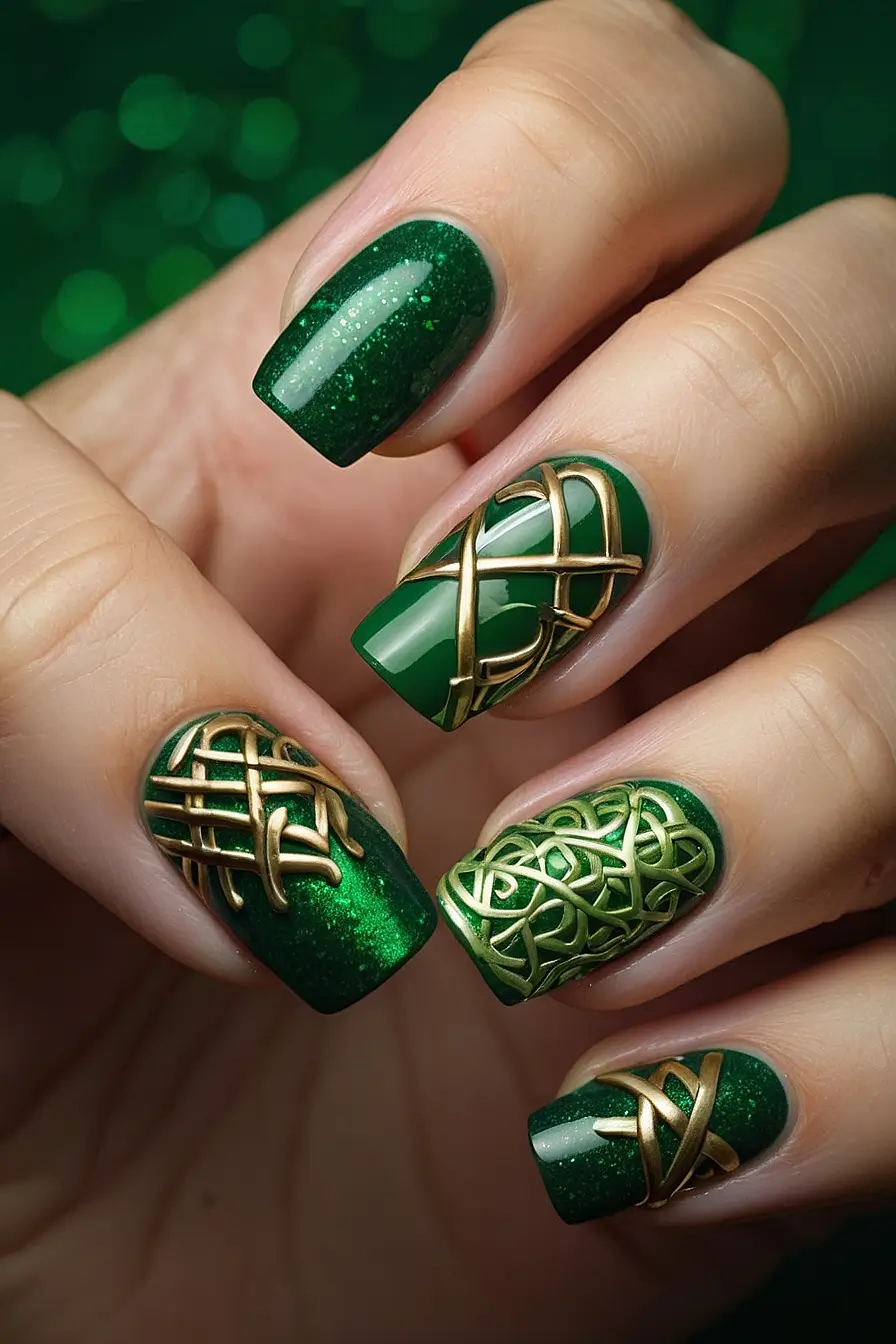 St Patricks Day Nails Design Irish 5